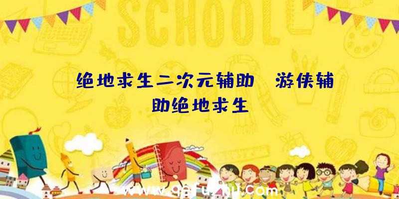 「绝地求生二次元辅助」|游侠辅助绝地求生
